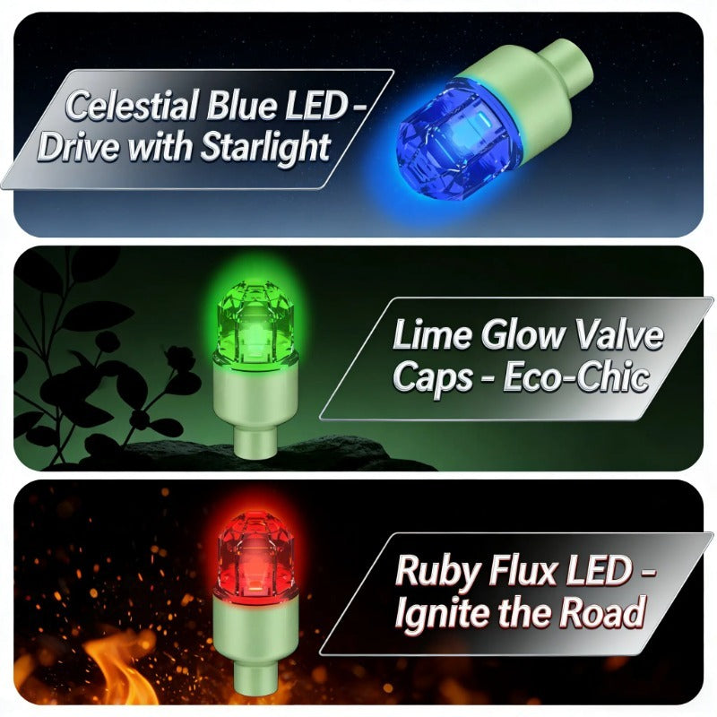 🚗🏳️‍🌈Vibrant Spinning Rim Lights-Make your car stand out.