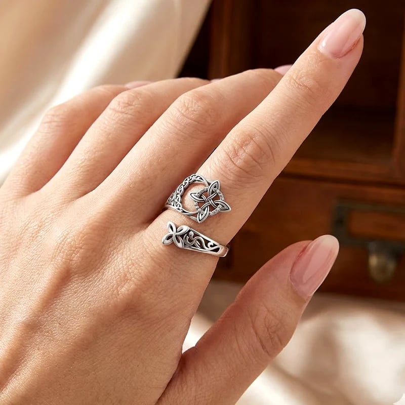 🧡Celtic Knot Open Ring✨