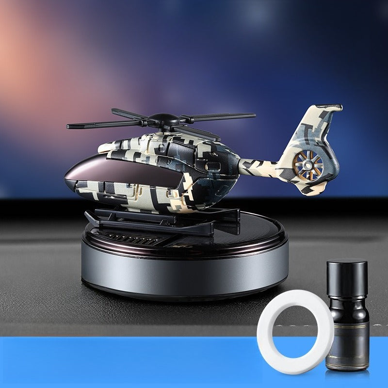 🚗🍃Solar Rotating Helicopter Diffuser.🚁